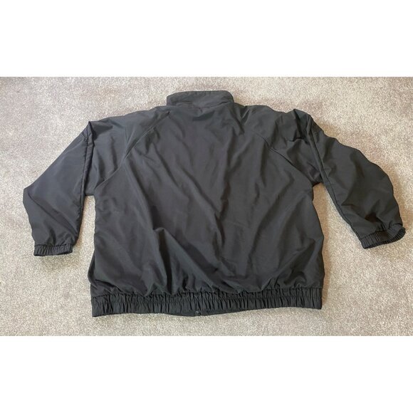 Vintage Adolfo Sport Jacket Black Mountain & Eagle Embroidered Large - Picture 2 of 9